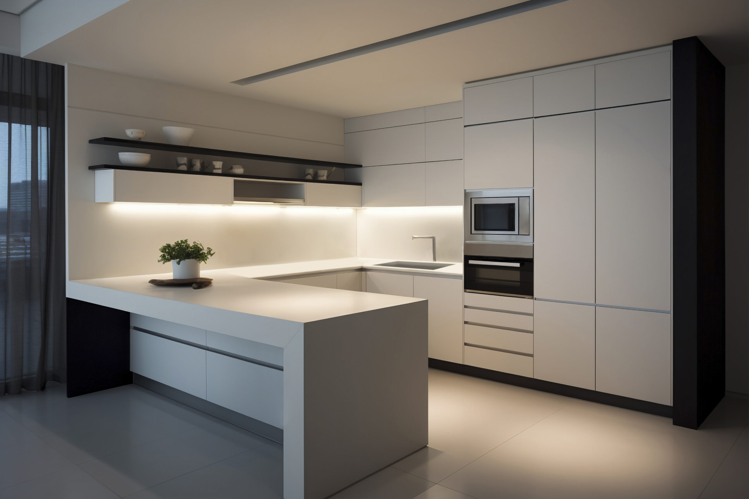 l-shaped modular kitchen in patna - kwality ply co